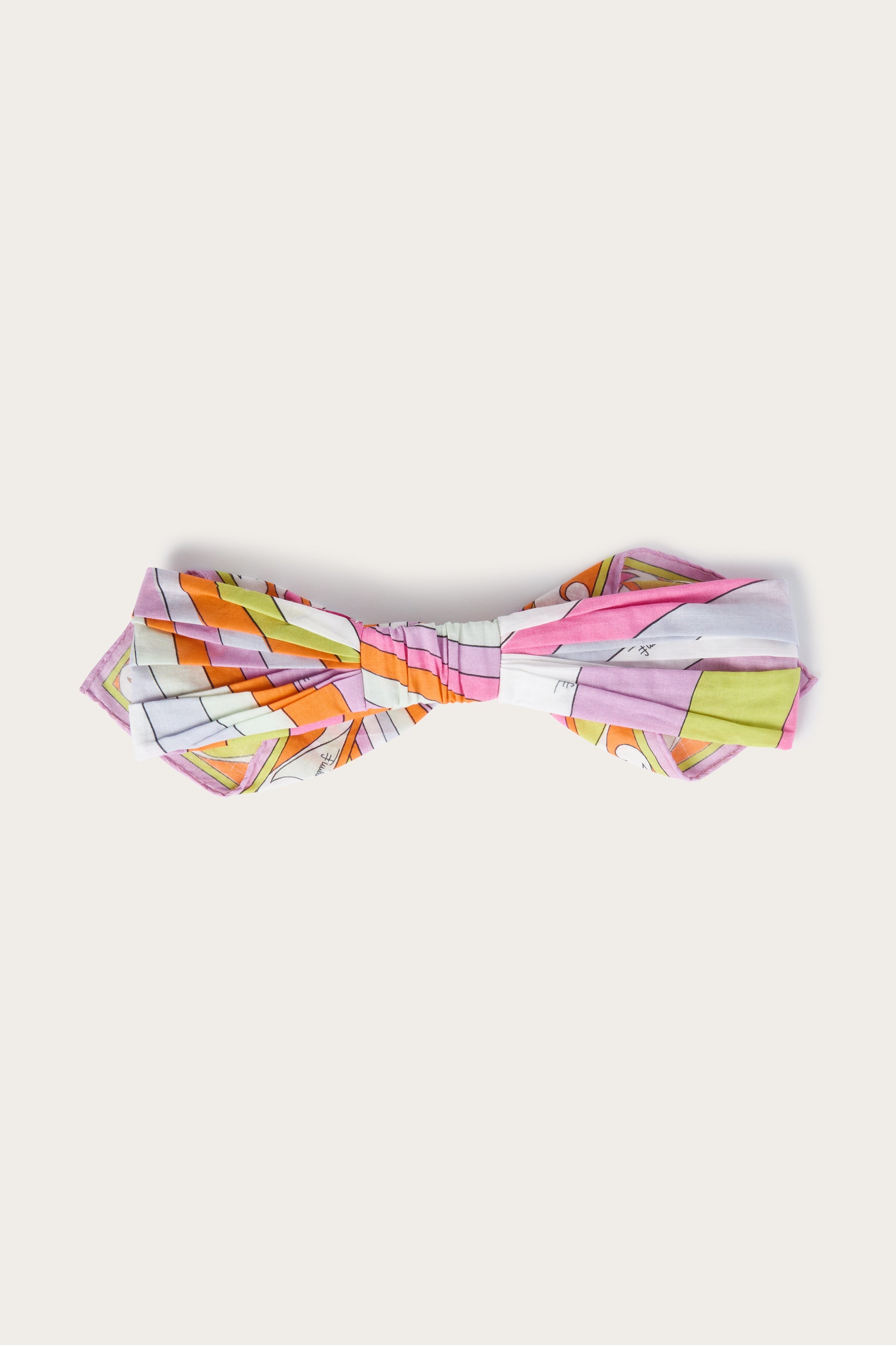Emilio Pucci Iride bandeau cheveux coton multicolore