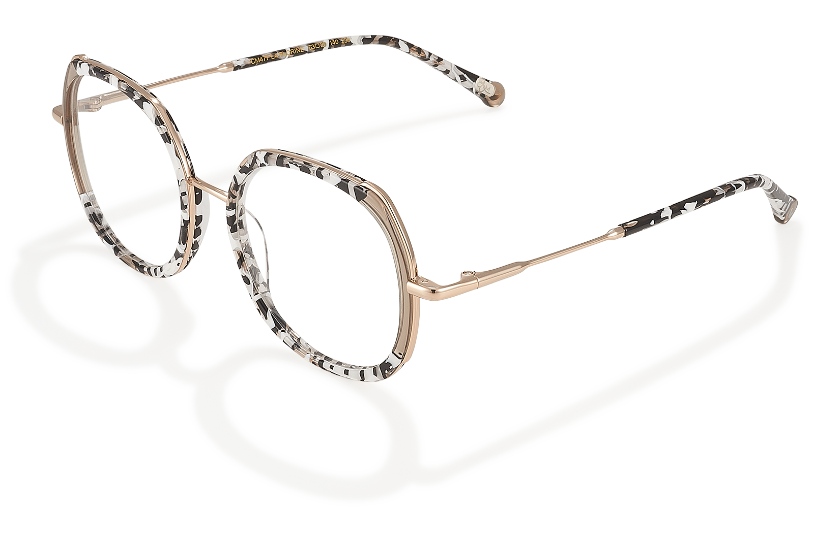 Clémence & Margaux La Florine lunettes de vue Moucheté Bleu femme
