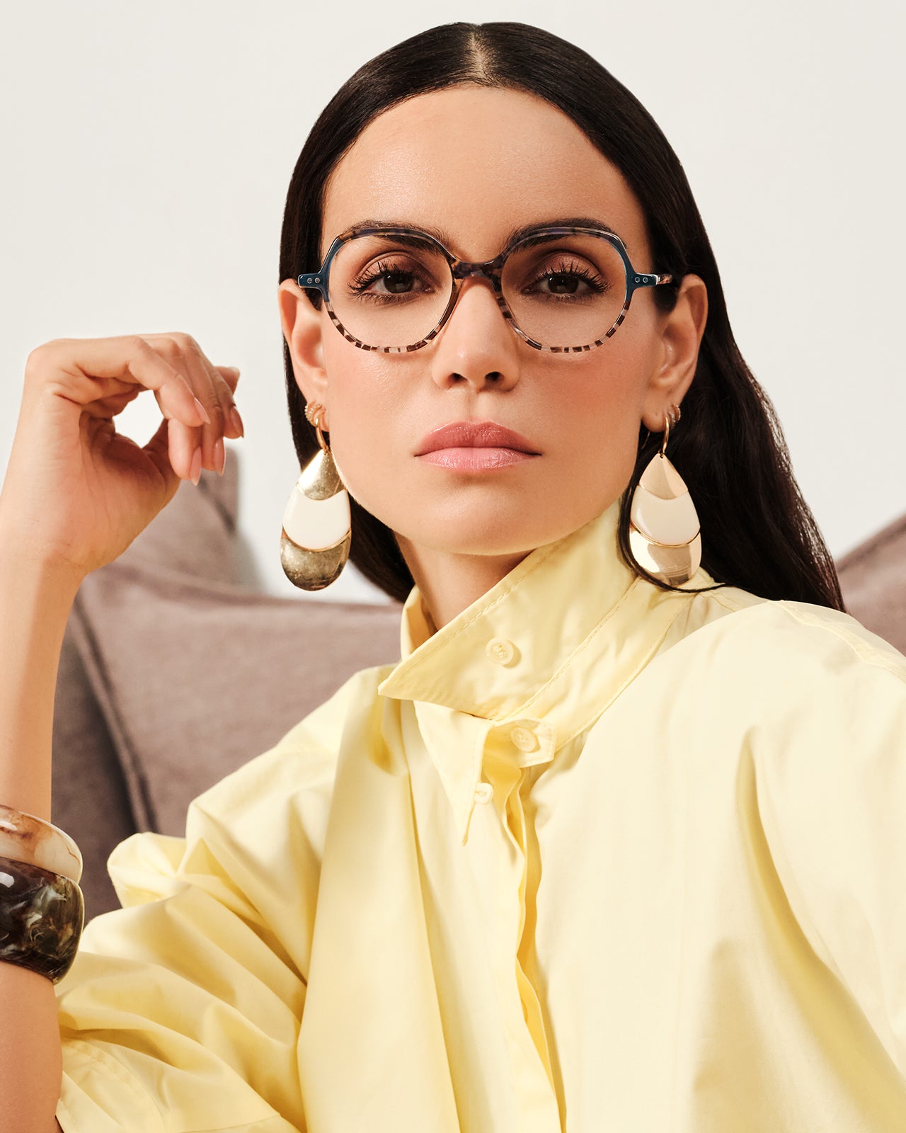 Clémence & Margaux La Petite Puce lunettes de vue noir brun