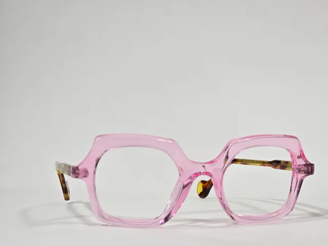 Xavier Derome Epsilon C248 monture rose pâle écaille