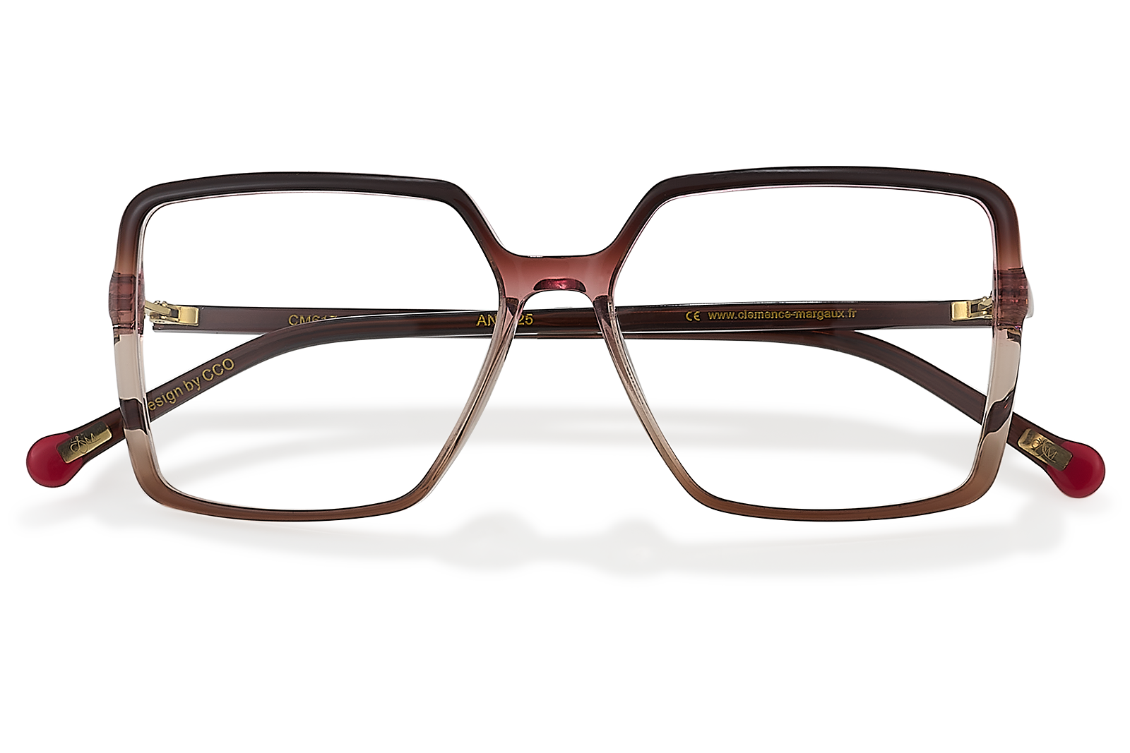 Clémence & Margaux Optiques L'Avocate lunettes de vue Noir carrée