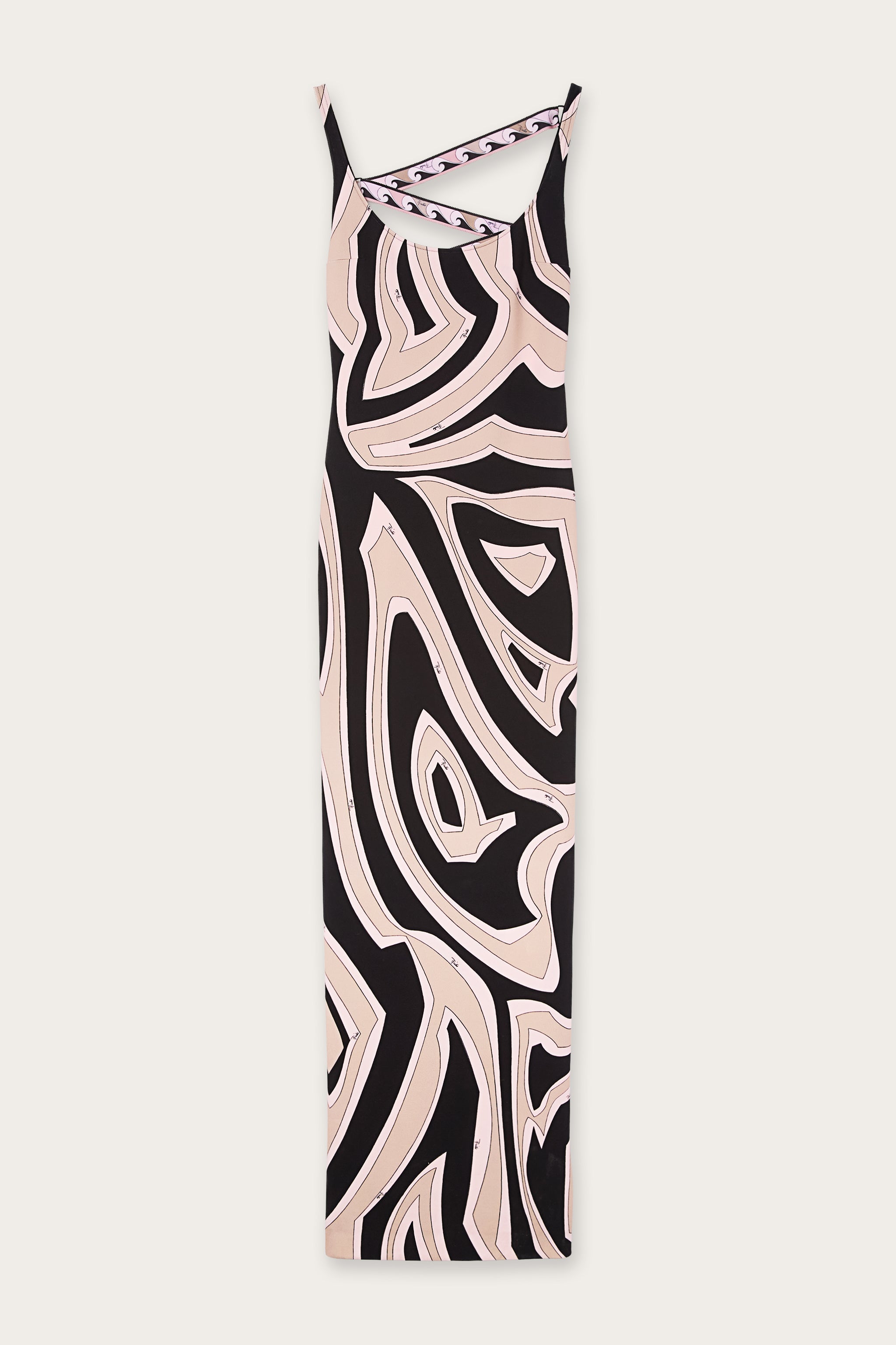 Emilio Pucci Dresses robe longue Labirinto nude 38 jersey