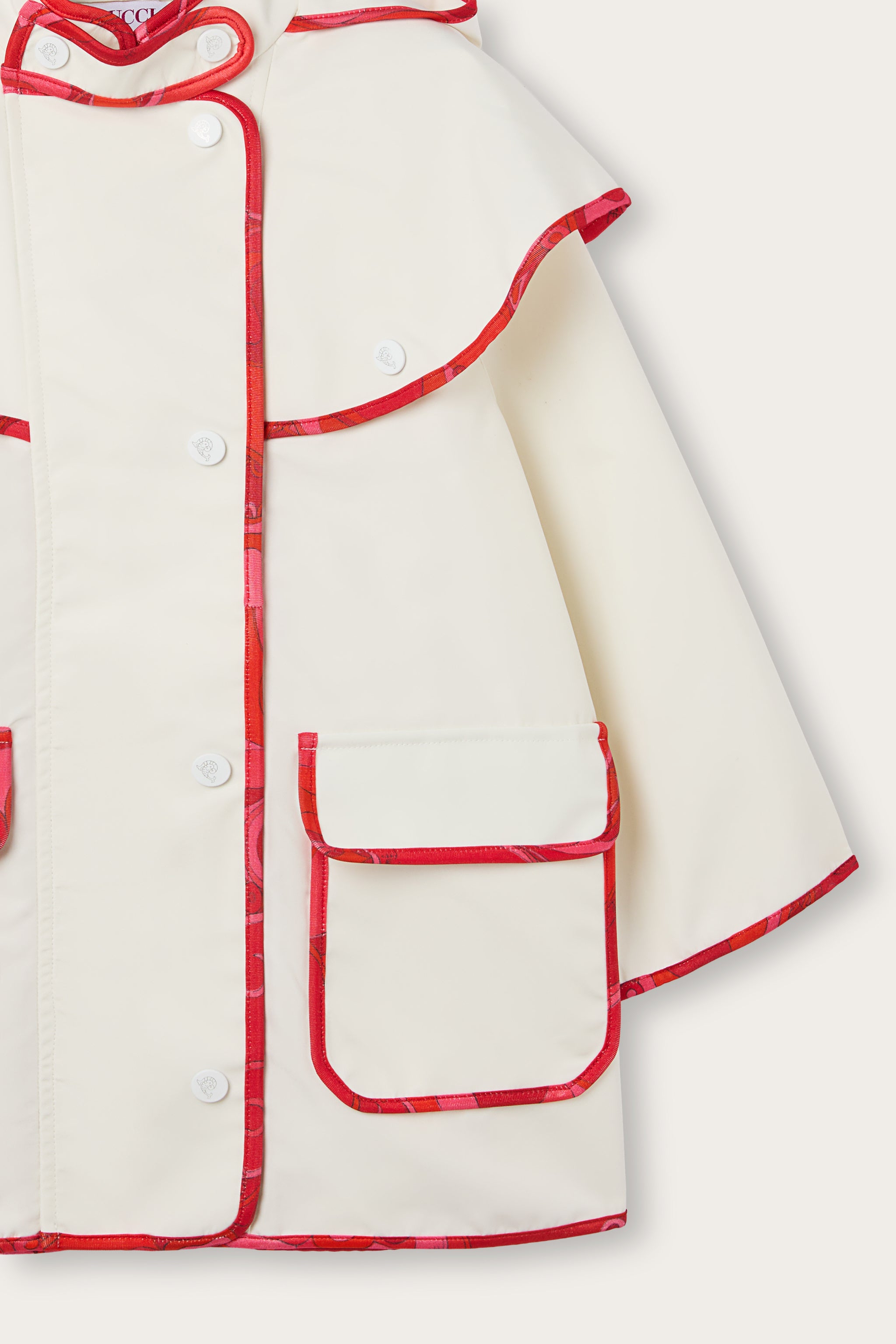 Emilio Pucci Jackets Coats veste enfant ivoire nylon
