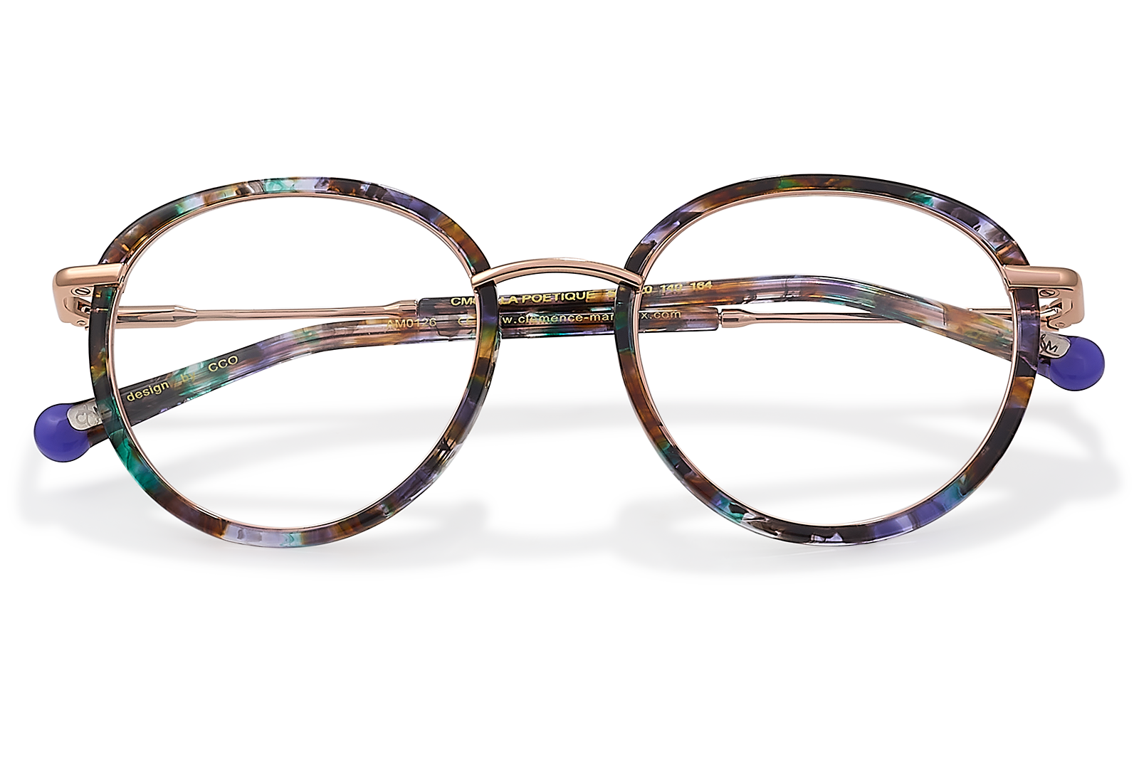 Clémence & Margaux La Poétique lunettes de vue Noir & Blanc pantos