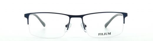 Filium FI 1714 BLGR lunettes de vue bleu métal rectangle