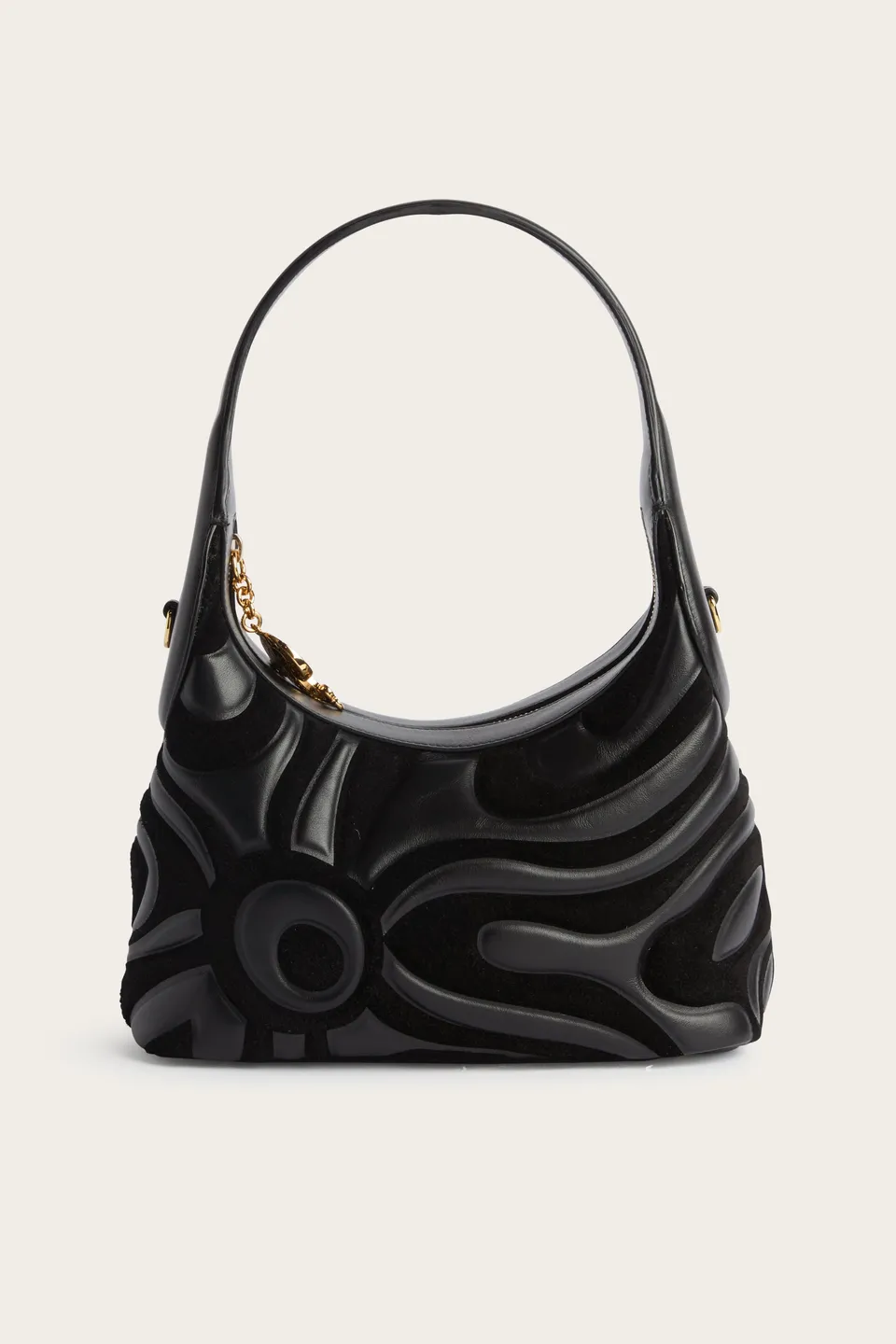 Emilio Pucci Sac Hobo Marmo cuir noir taille unique