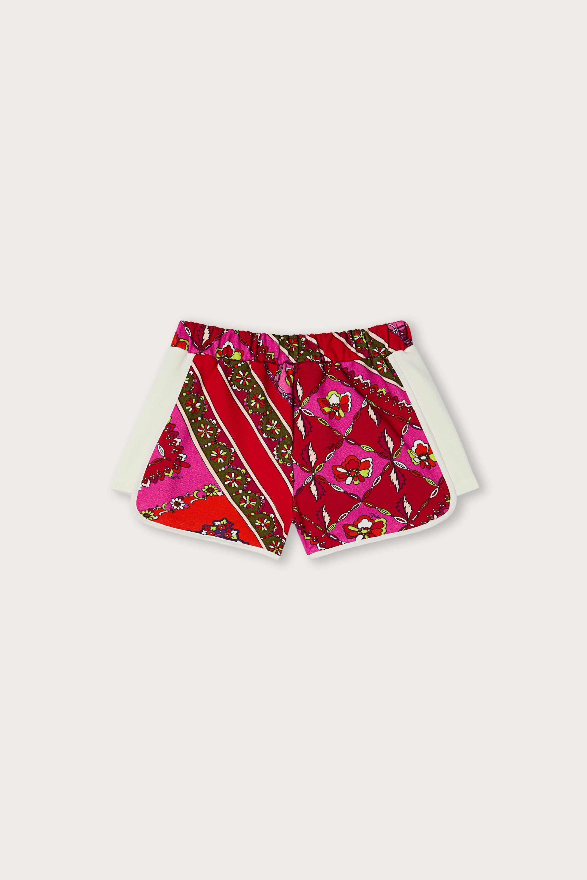 Emilio Pucci Short Festa Enfant Multicolore Coton