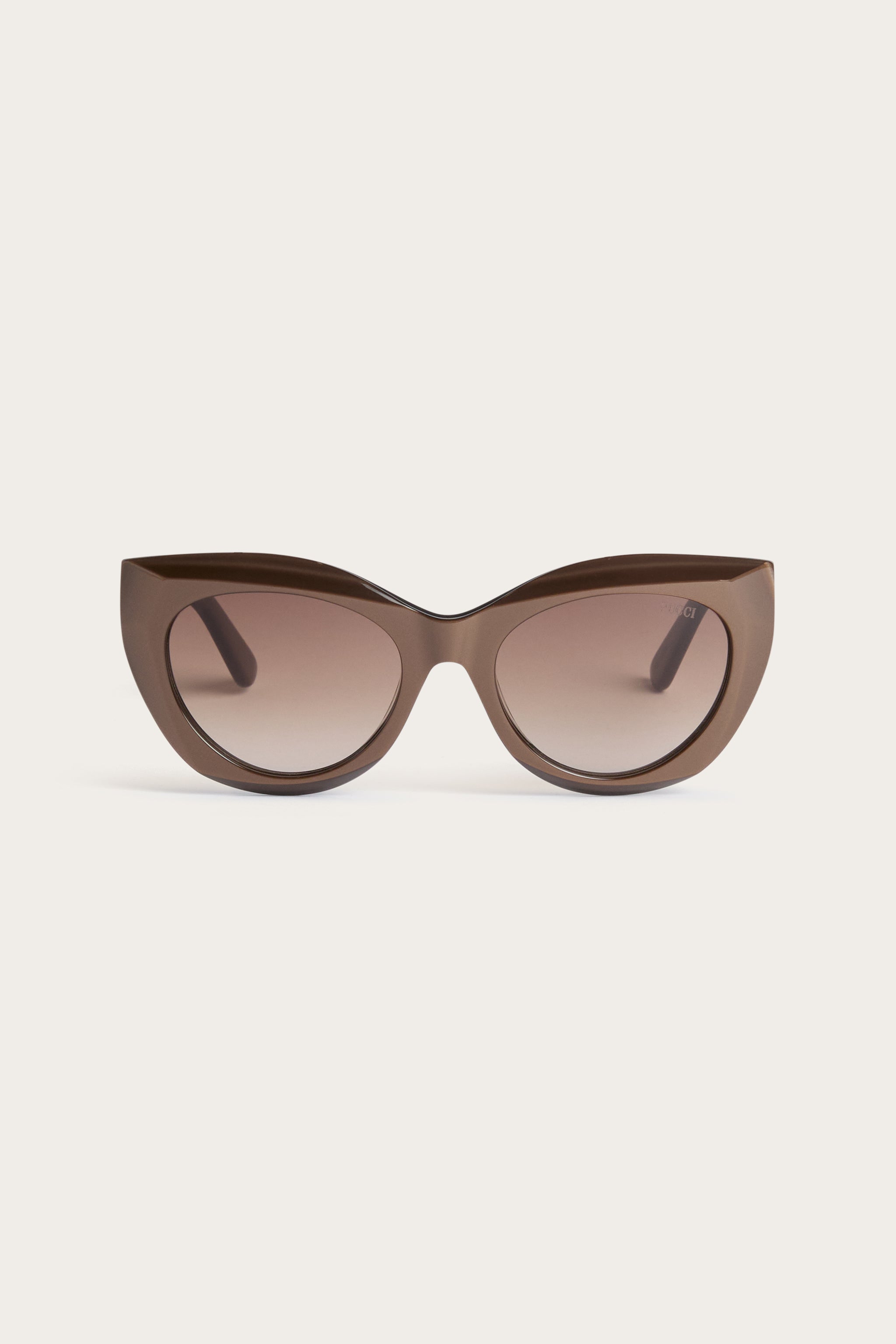 Emilio Pucci EP0257P lunettes de soleil cat-eye marron