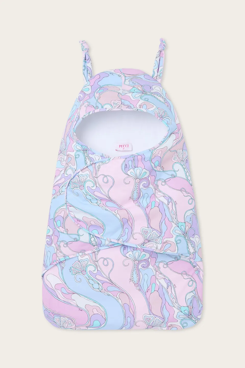 Emilio Pucci Orchidee nid bébé coton rose bleu