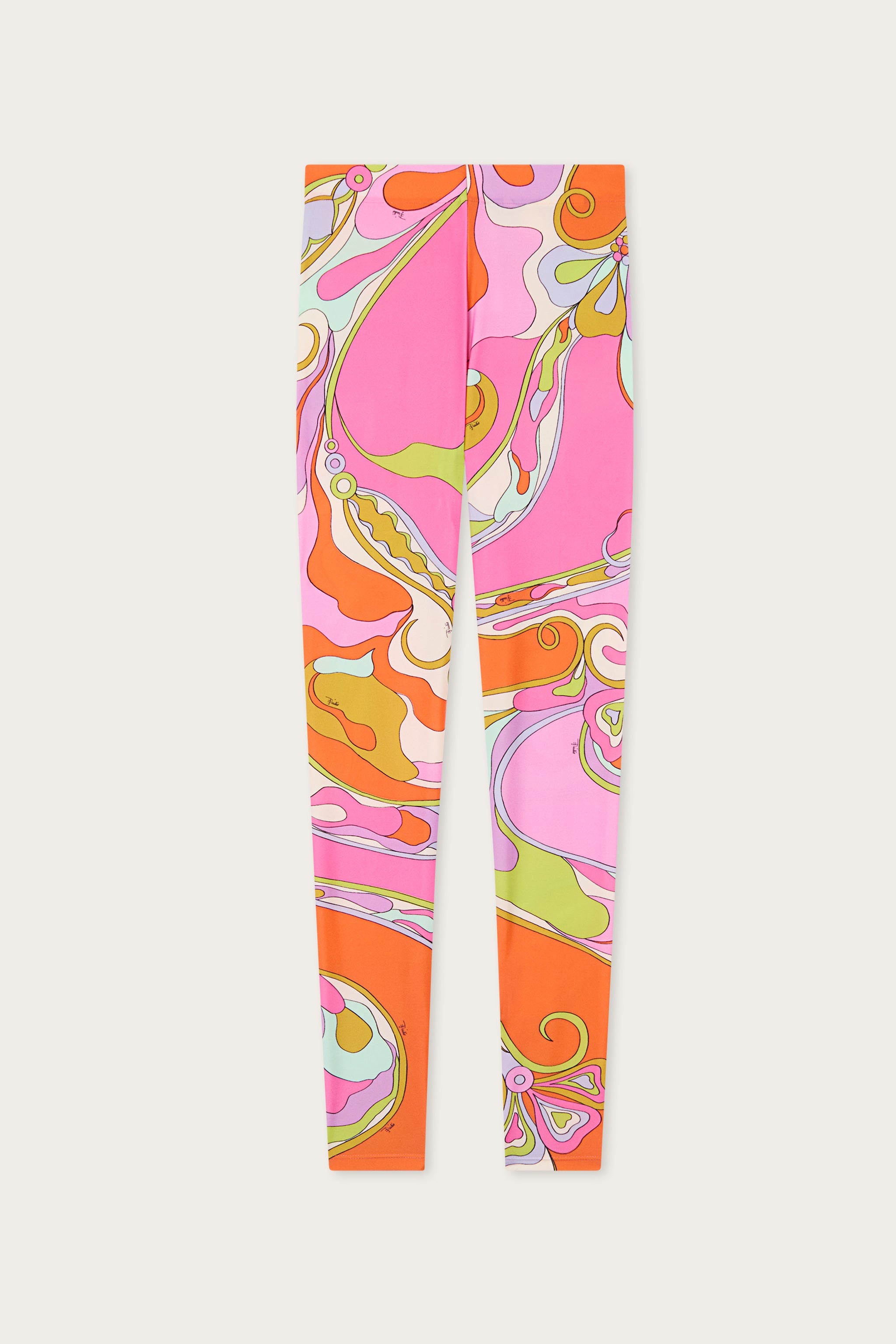 Emilio Pucci Leggings Orchidee legging lycra multicolore zip