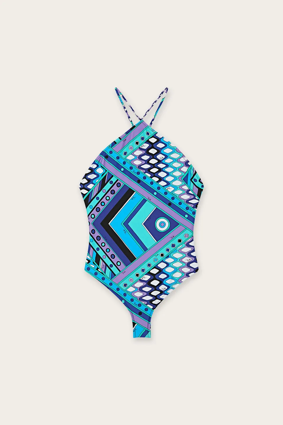 Emilio Pucci Swimsuits Vivara maillot turquoise blue