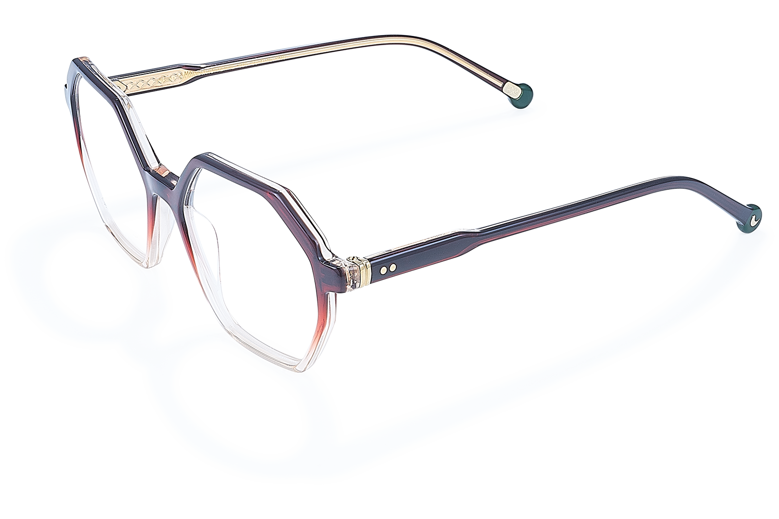 Clémence & Margaux La Marathonienne lunettes de vue dégradé rouge