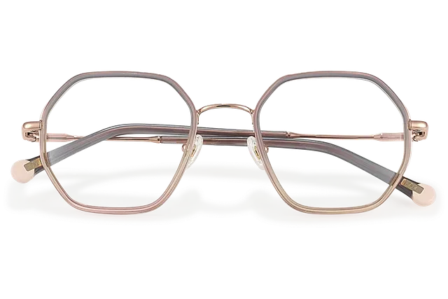 Clémence & Margaux La Love-You lunettes de vue Dégradé Gris Rose
