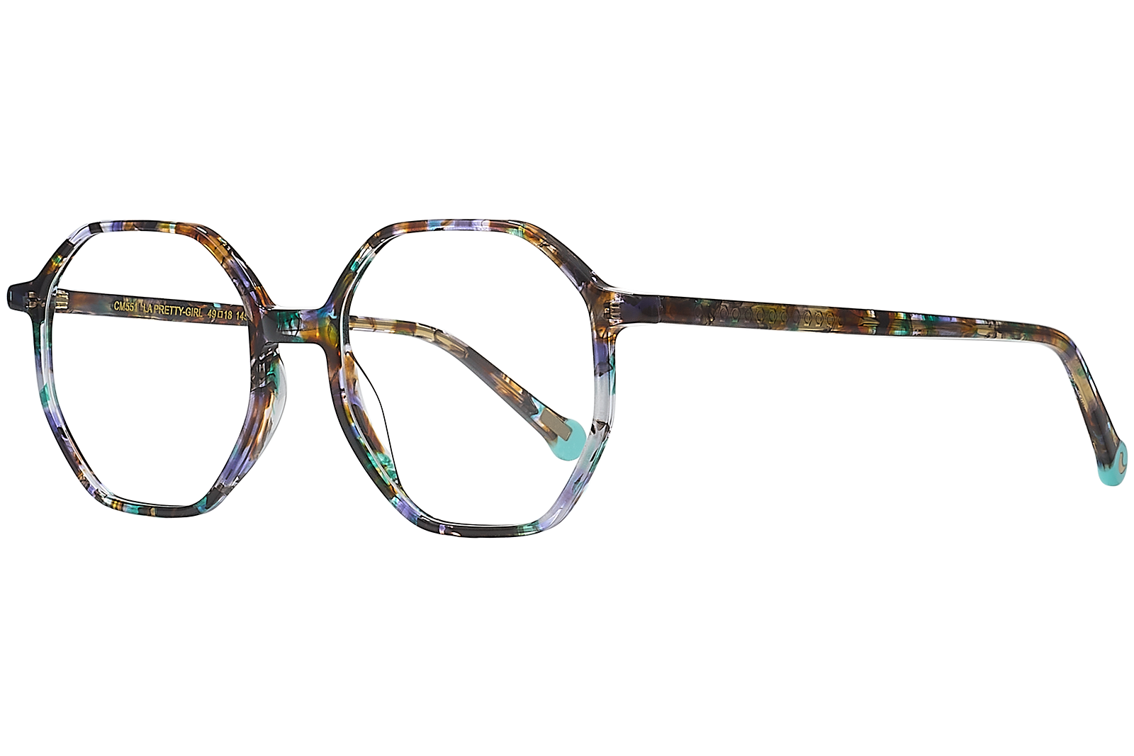 Clémence & Margaux La Pretty-Girl lunettes de vue taupe hexagonale