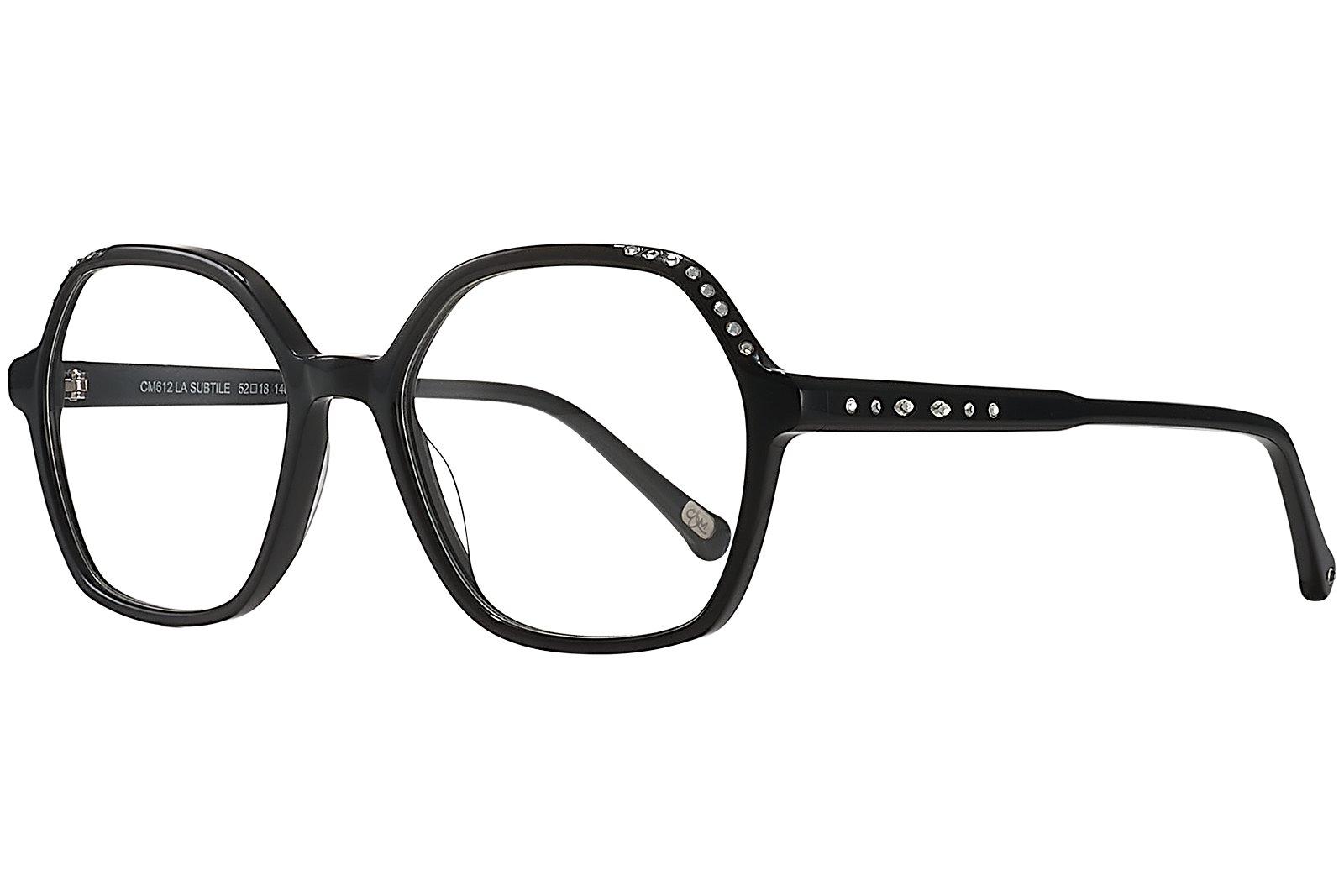 Clémence & Margaux La Subtile lunettes de vue strass carré