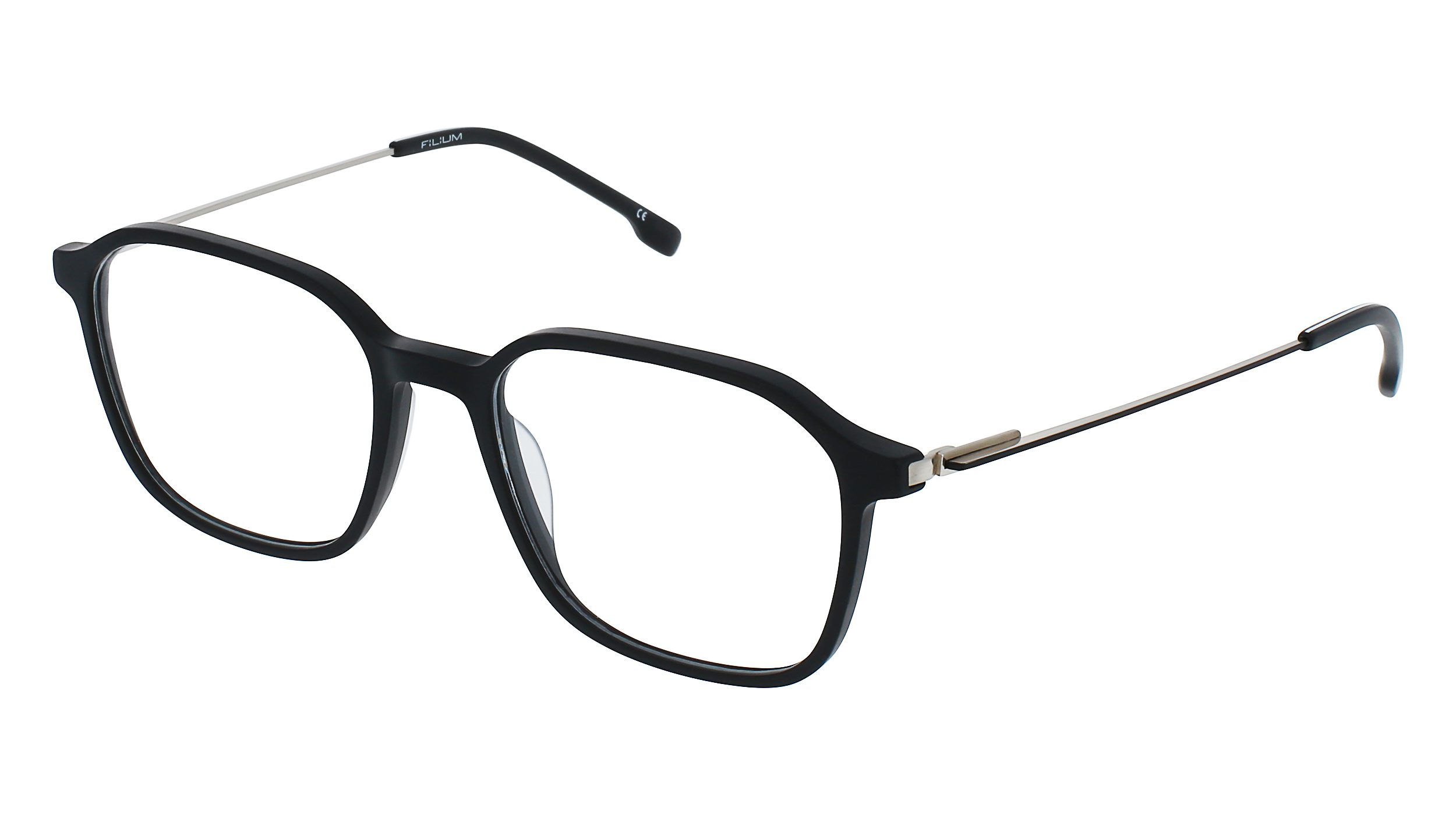 Filium FI 2307 lunettes de vue noir argent homme
