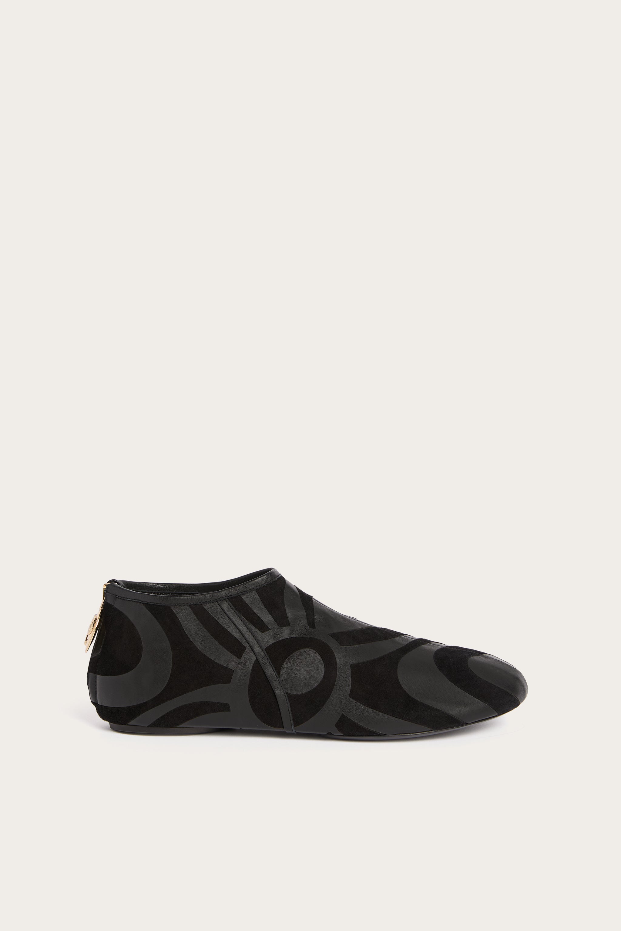Emilio Pucci Slip-on Cuir Noir Imprimé Marmo Pointure 38