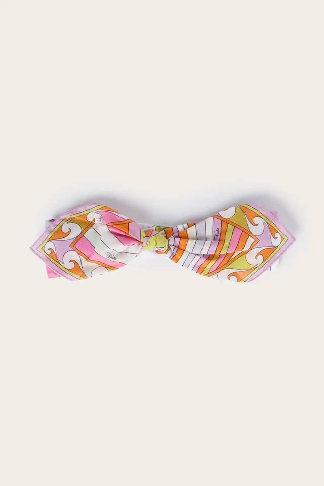 Emilio Pucci Iride bandeau cheveux coton multicolore