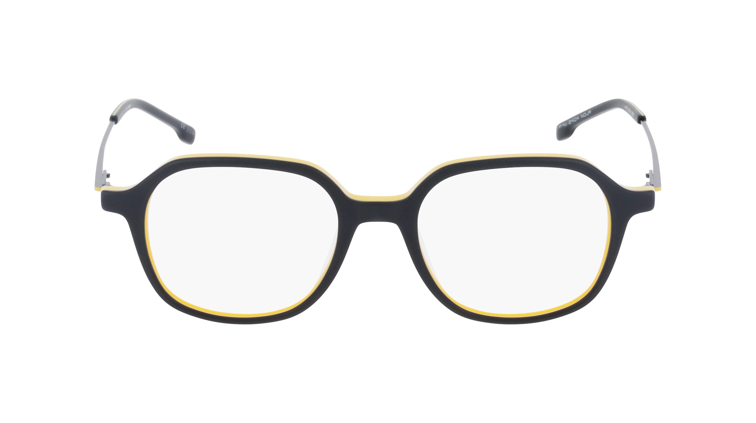 Filium FI 4U 2404 Noja lunettes de vue noir jaune carrée