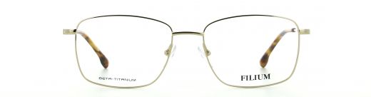 Filium FI 1907 lunettes de vue Doré rectangle homme