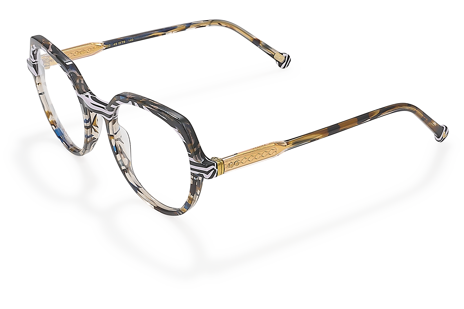 Clémence & Margaux La Alisa lunettes de vue Noir Écaille pantos