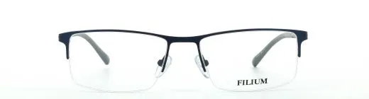 Filium FI 1714 BLGR lunettes de vue bleu métal rectangle