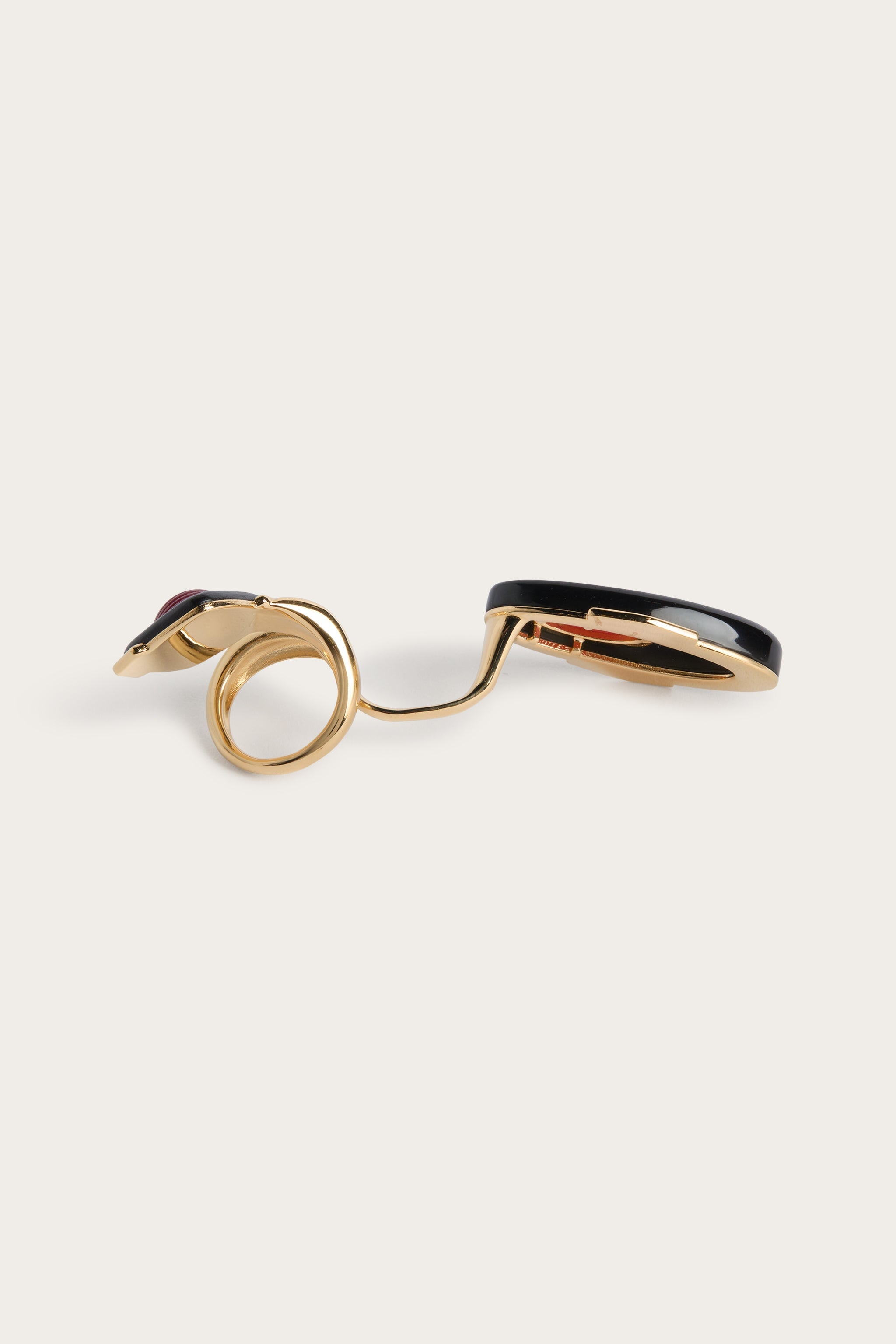 Emilio Pucci Anello Multifinger L'ALBA bague or