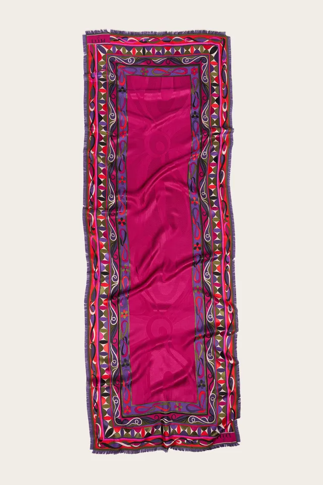 Emilio Pucci Silks Stola Mix étole soie multicolore