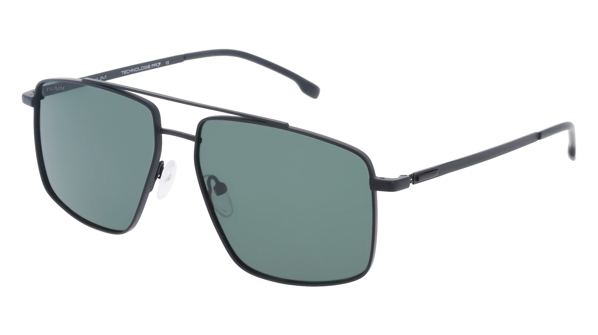 Filium FI S2410 lunettes de soleil noir carrée homme