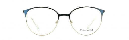 Filium FI 2007 BLDO lunettes de vue ronde bleu or