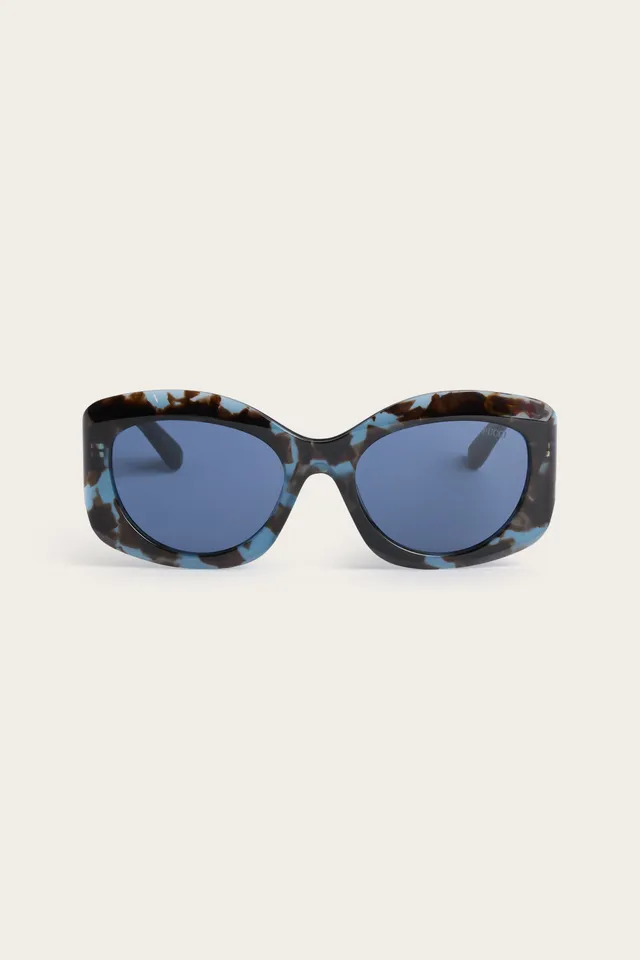 Emilio Pucci EP0259 Lunettes de Soleil Havana Bleu