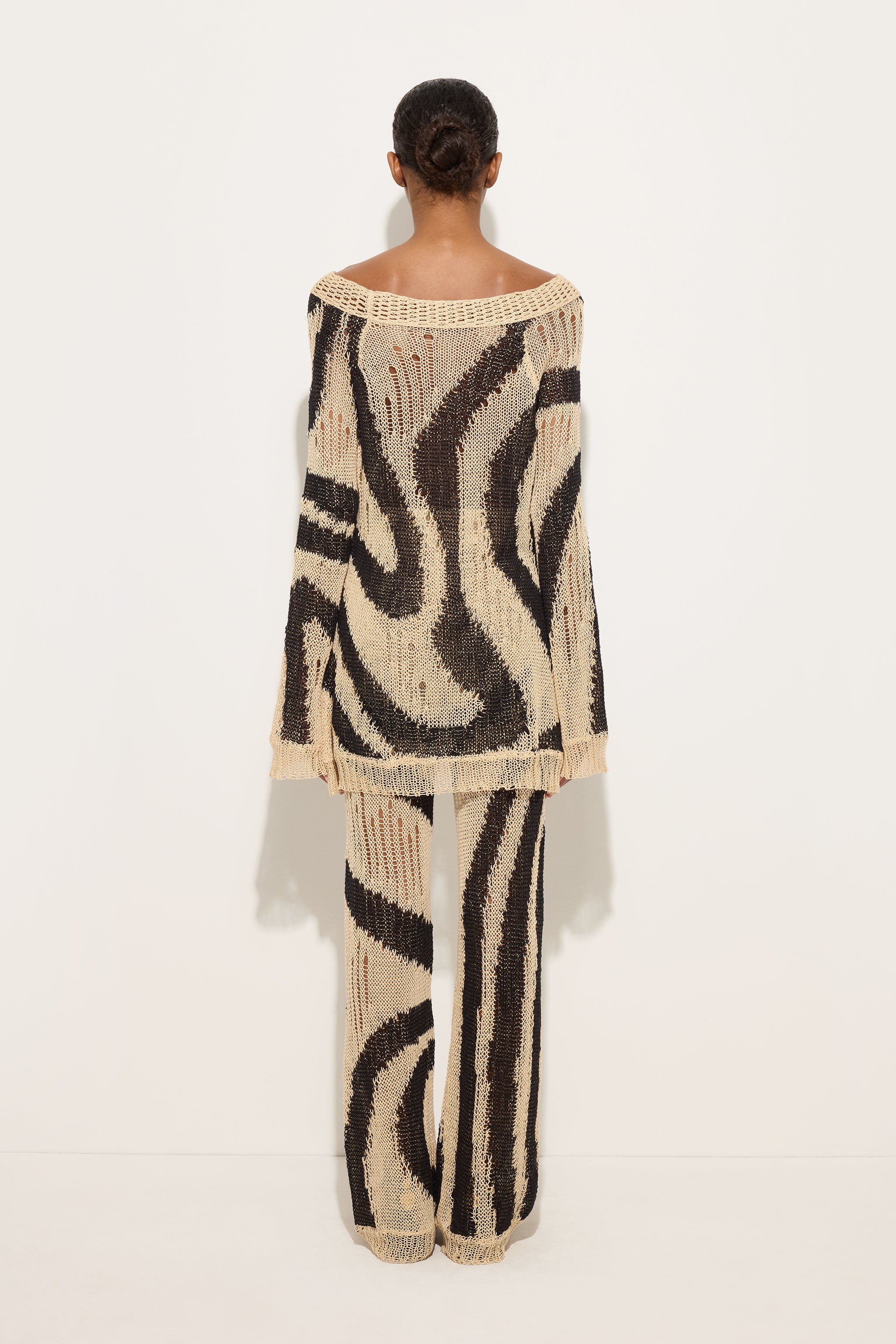 Emilio Pucci Dresses robe en lin marbre corda nero XS