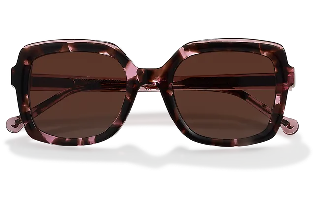 Clémence & Margaux L'Etudiante lunettes de soleil noir écaille carrée