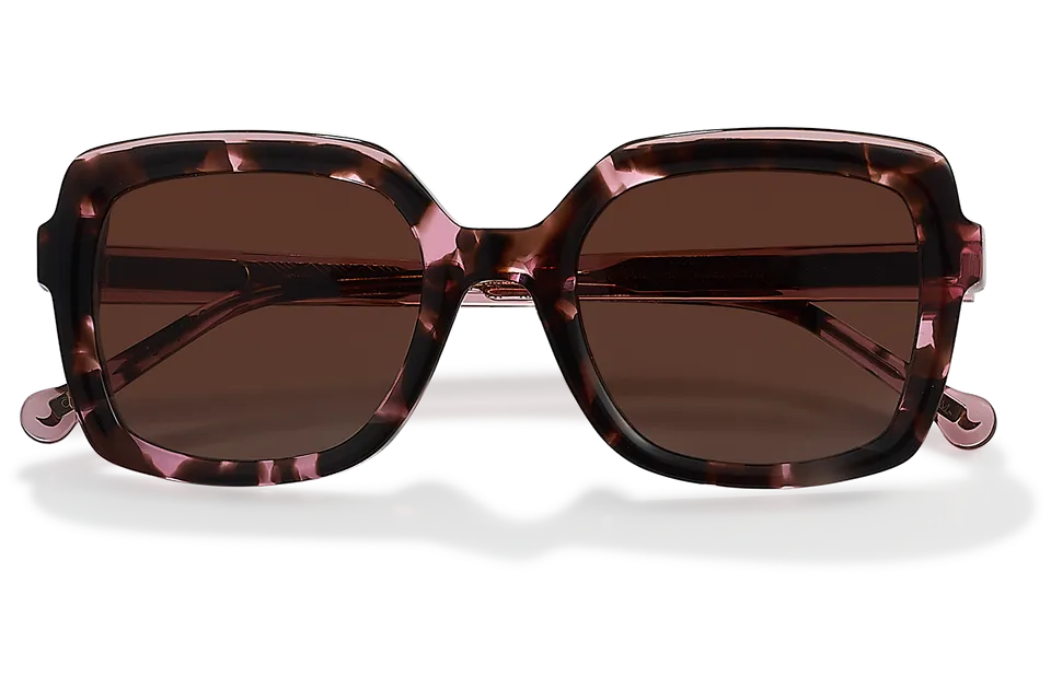 Clémence & Margaux L'Etudiante lunettes de soleil noir écaille carrée