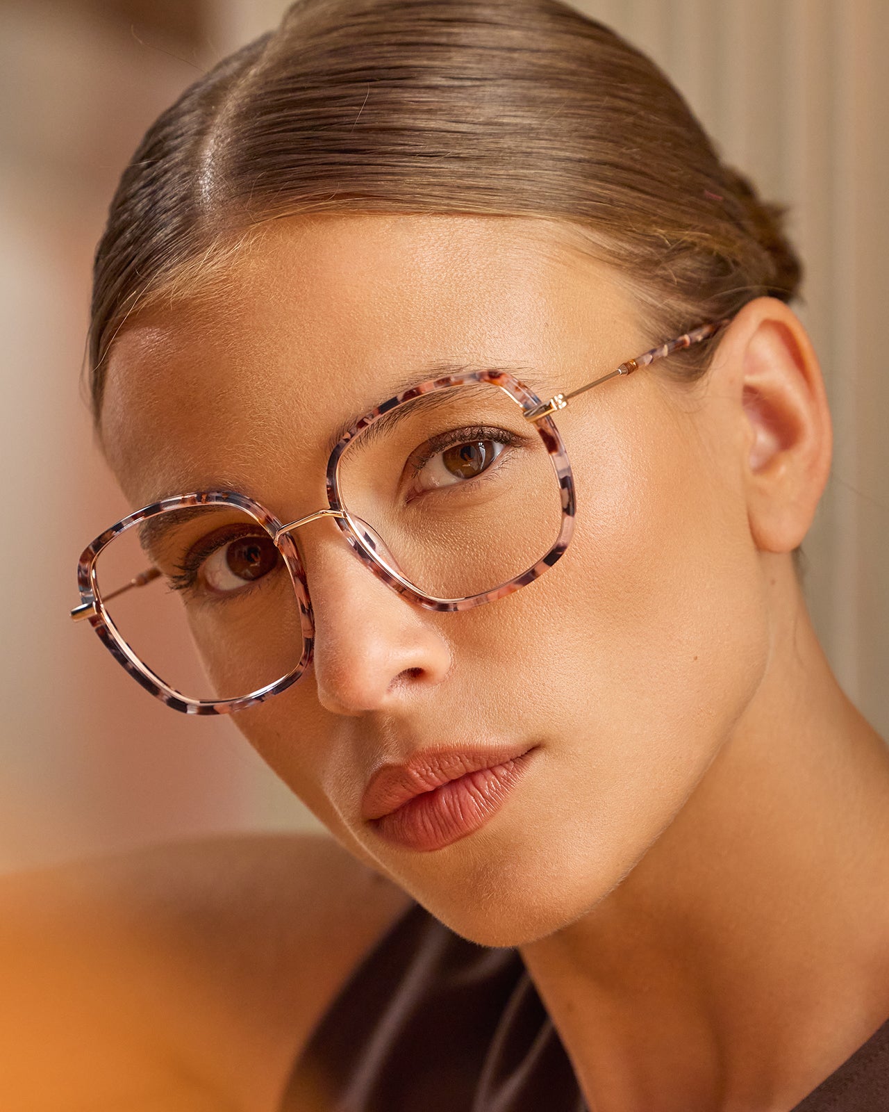 Clémence & Margaux La Distinguée lunettes de vue Bleu carrée