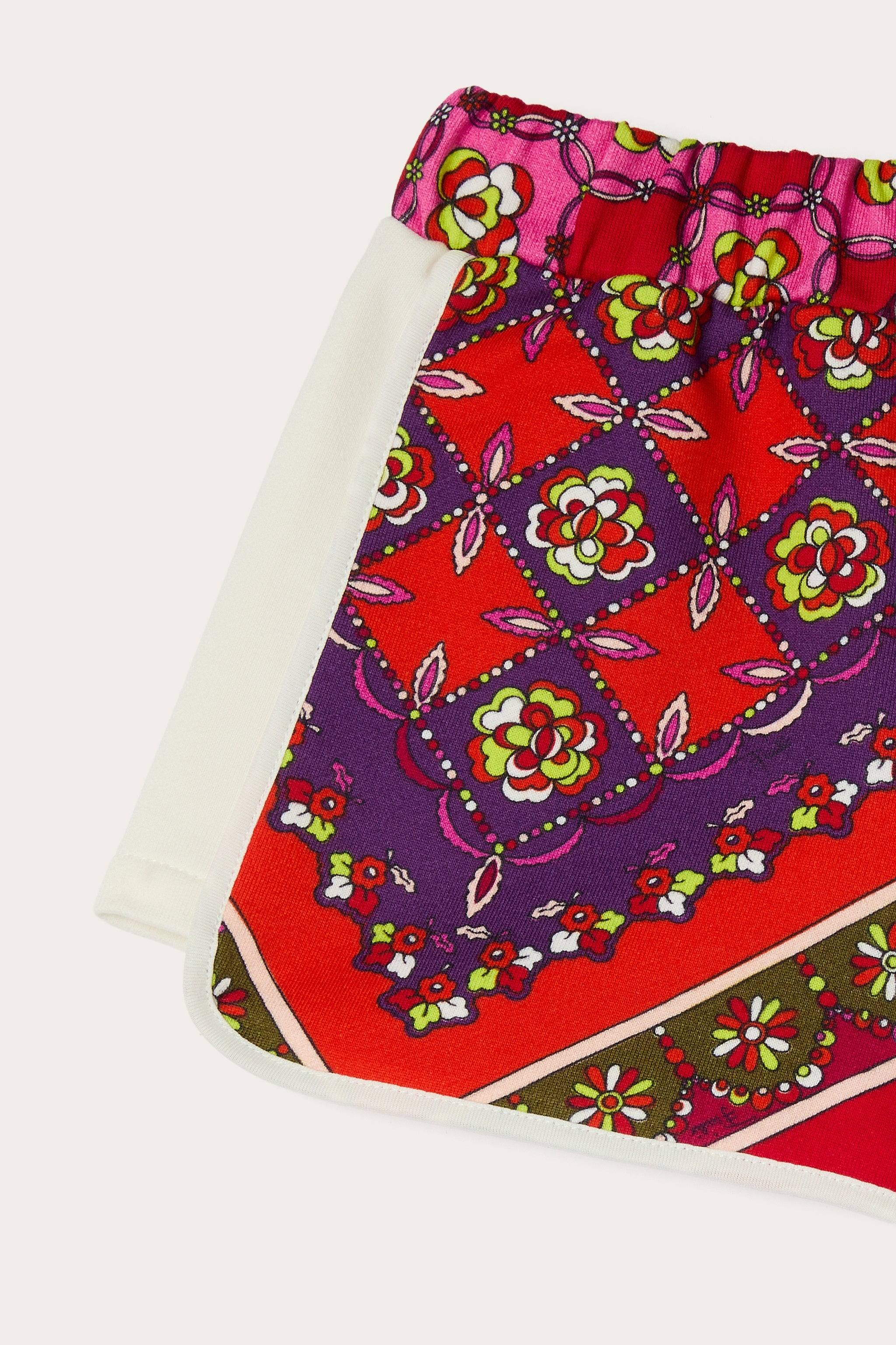 Emilio Pucci Short Festa Enfant Multicolore Coton