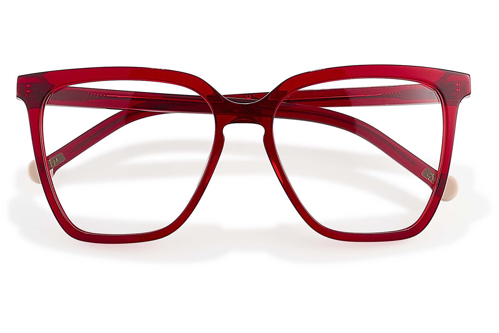 Clémence & Margaux L'Indépendante lunettes de vue rouge femme