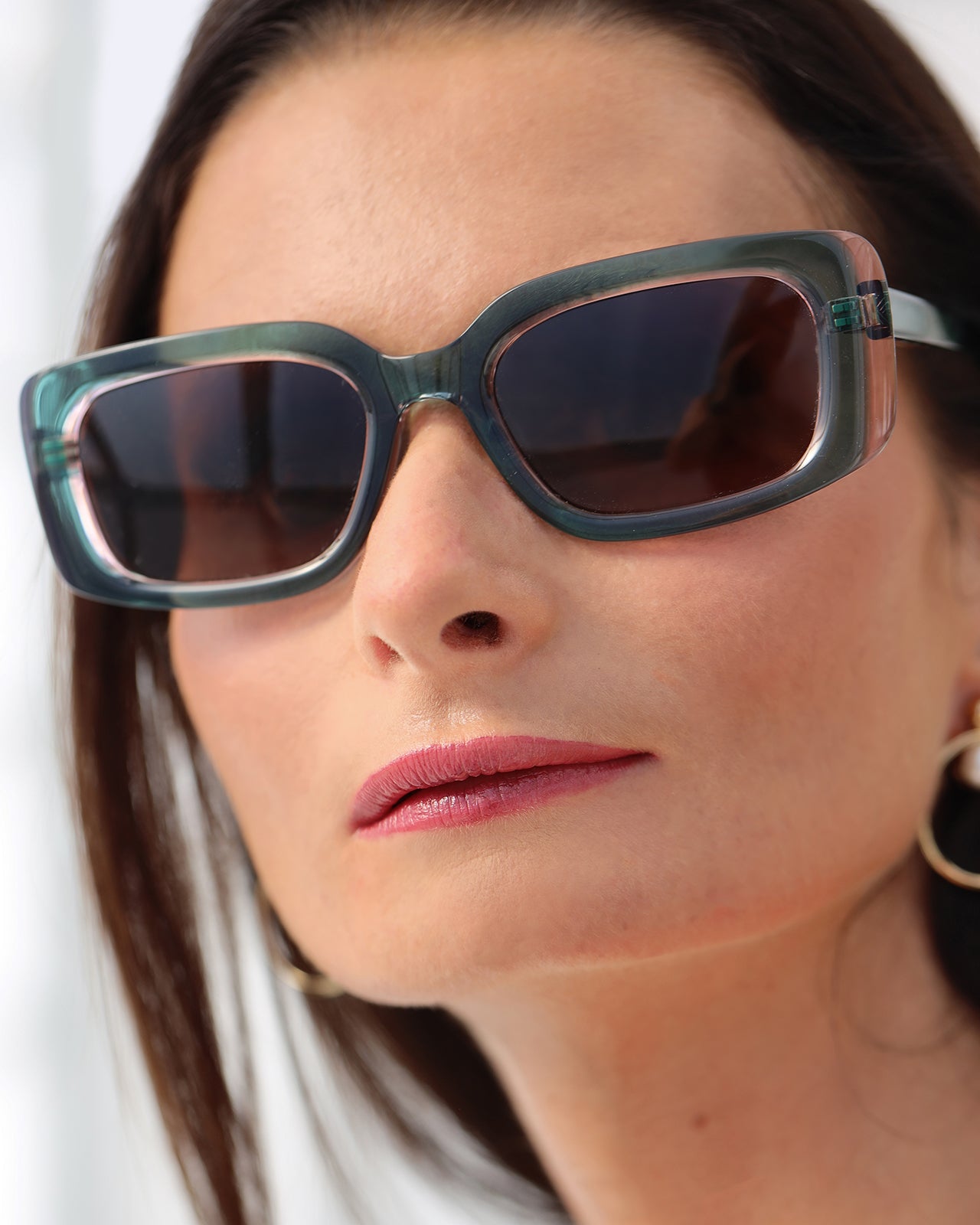 Clémence & Margaux L'Icône lunettes de soleil dégradé vert rose