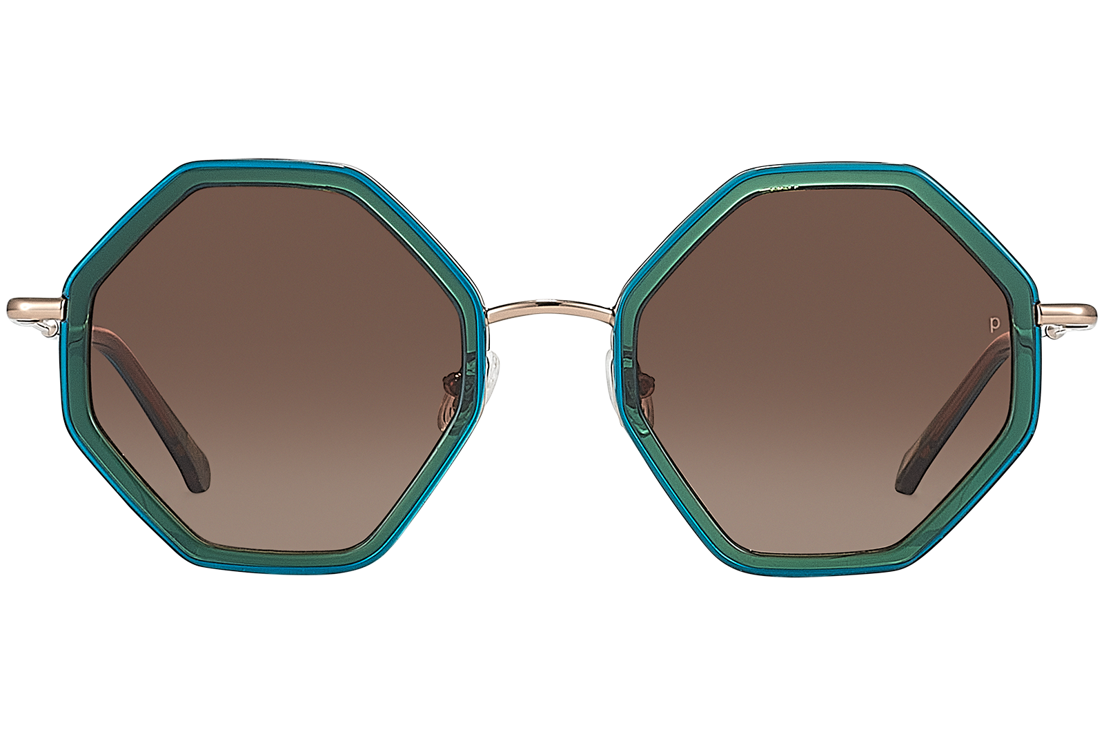 Clémence & Margaux La Fashion Week lunettes de soleil bleu