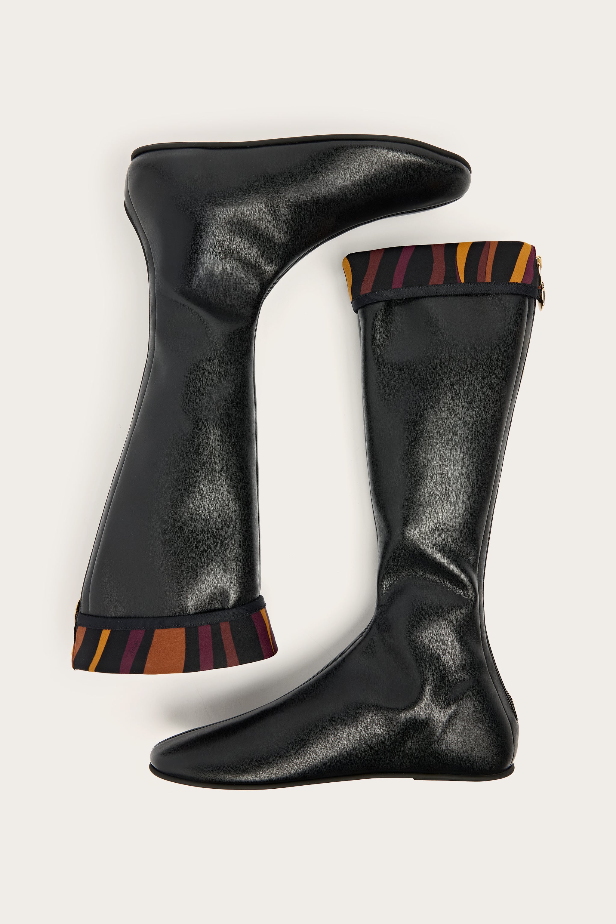 Emilio Pucci bottes sous genou Lycra noir