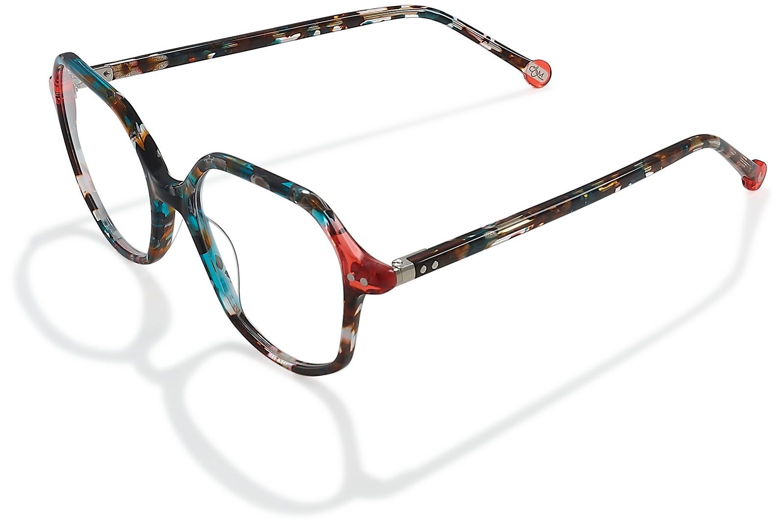 Clémence & Margaux Optiques La Bohème lunettes de vue Moucheté Rose