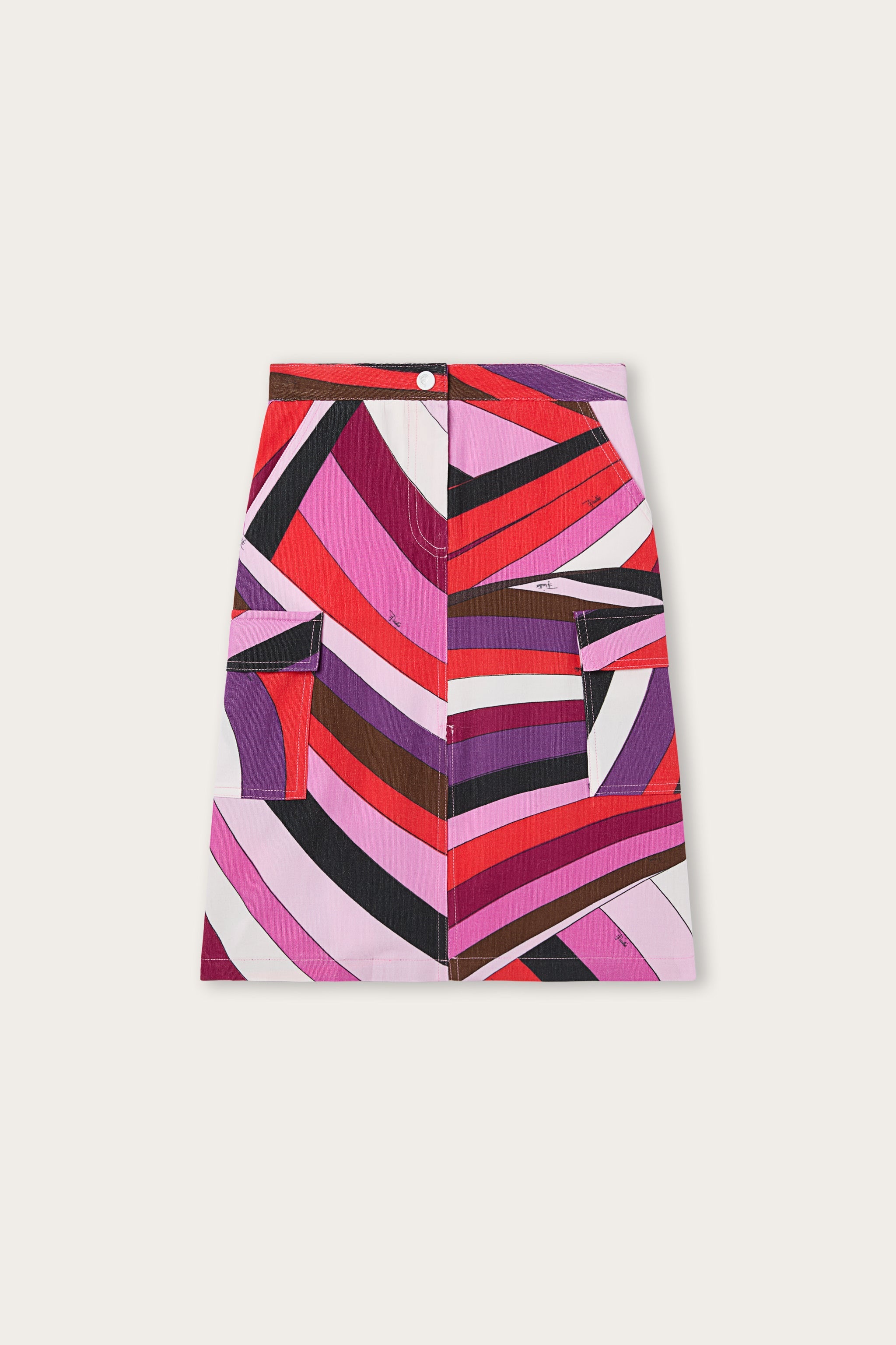 Emilio Pucci Skirts ZX7A70ZV1645RO jupe fuchsia velours