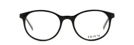 Filium FI 1609 Noir lunettes de vue monture ronde rétro