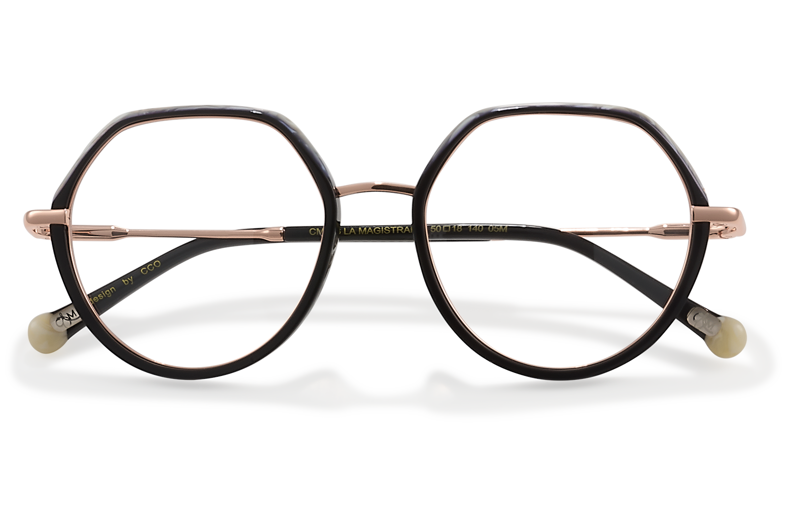 Clémence & Margaux La Magistrale lunettes de vue noir marbré