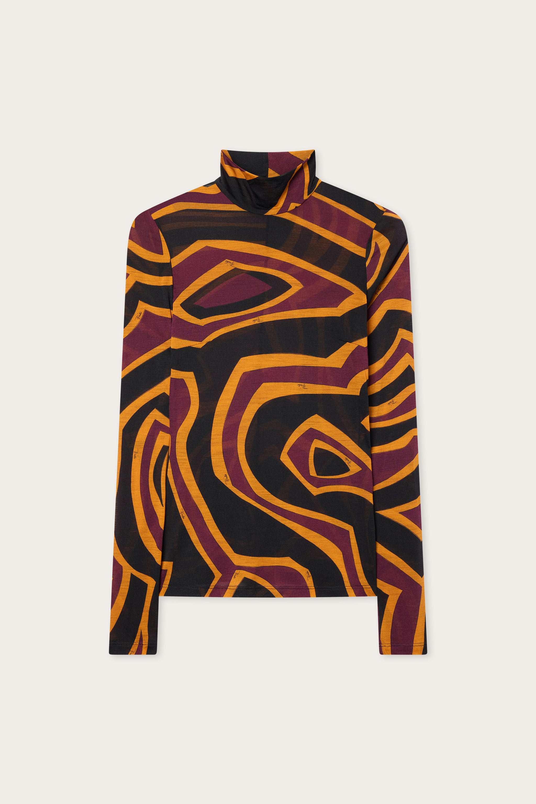 Emilio Pucci Top Labirinto Bordeaux laine femme
