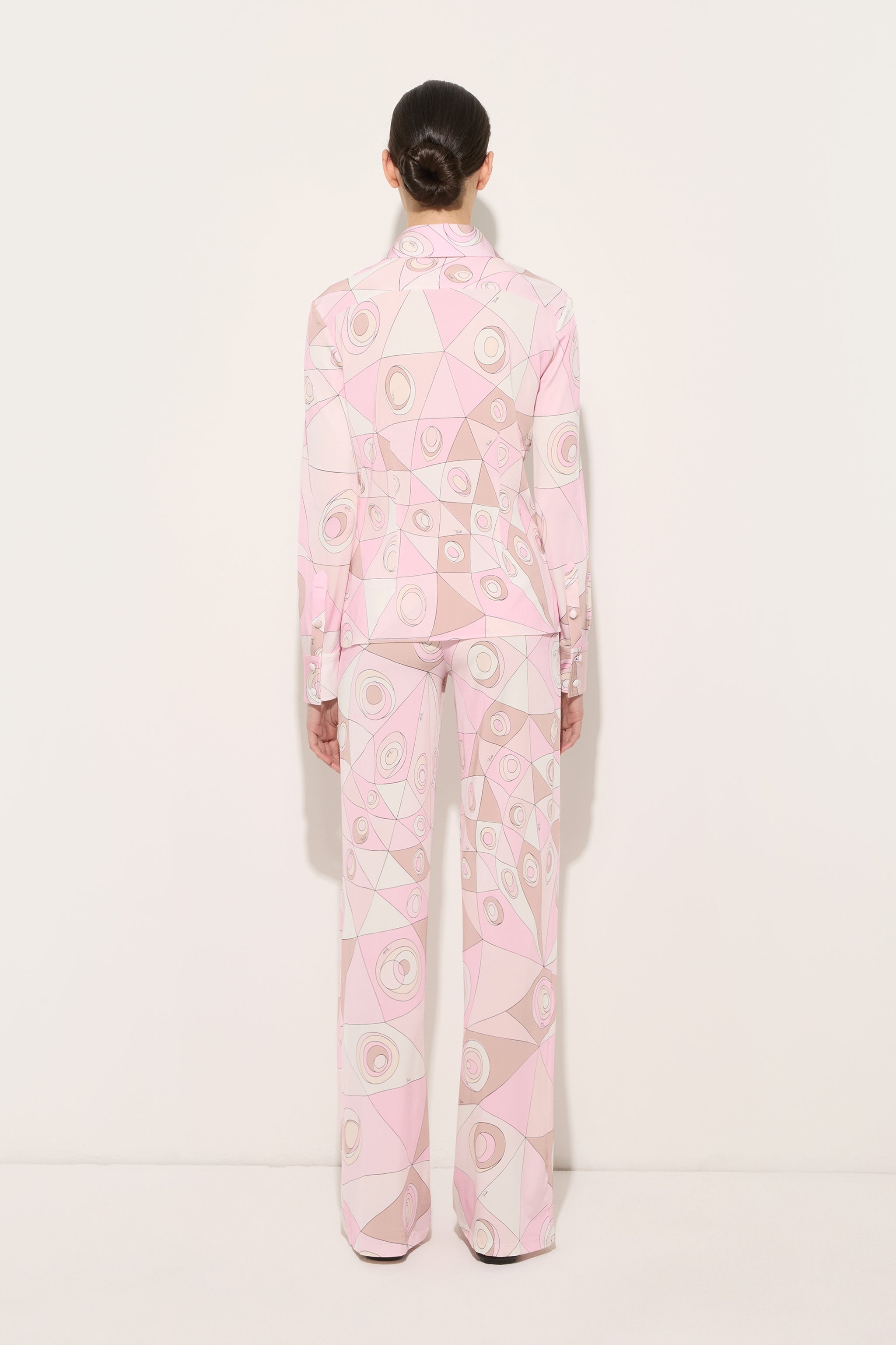 Emilio Pucci Occhi 6HJT326H957062 Pantalon jersey Pink/Nude
