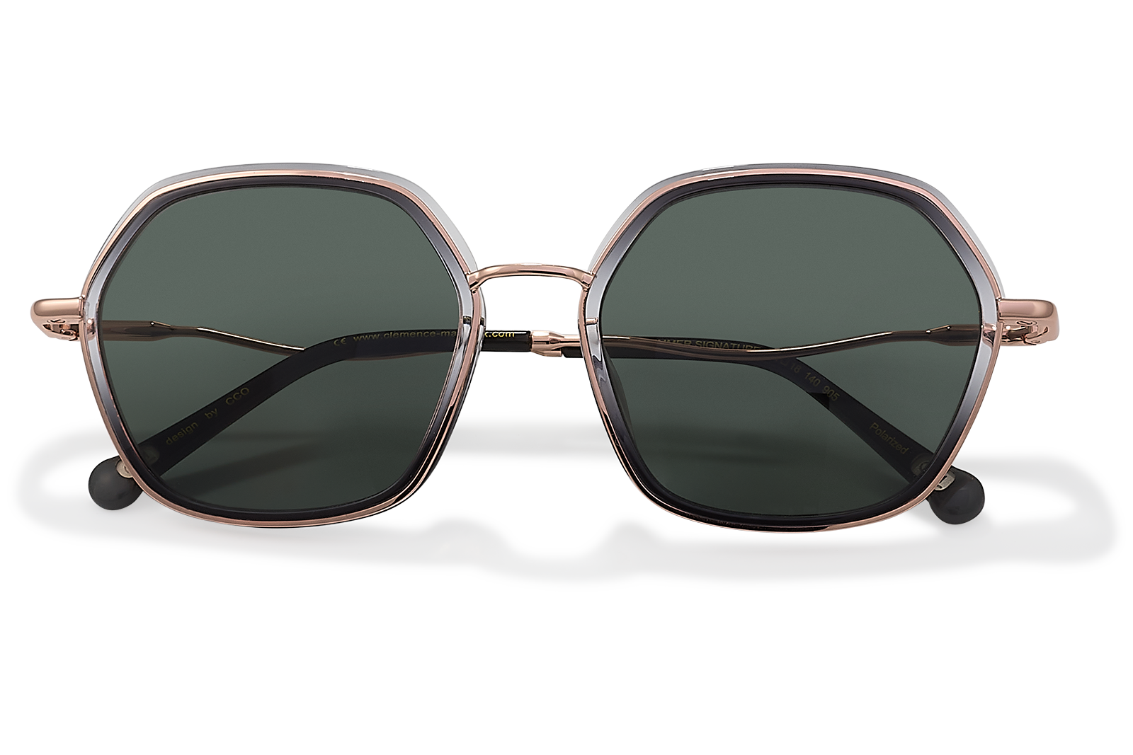 Clémence & Margaux Summer Signature lunettes de soleil Brun polarisées
