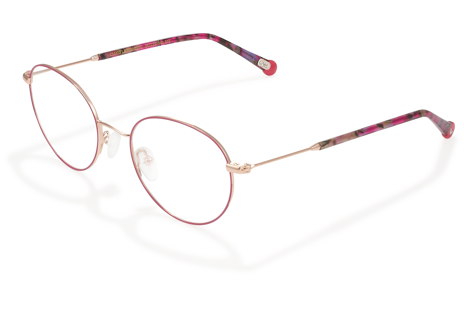 Clémence & Margaux La Pianiste lunettes de vue doré rose