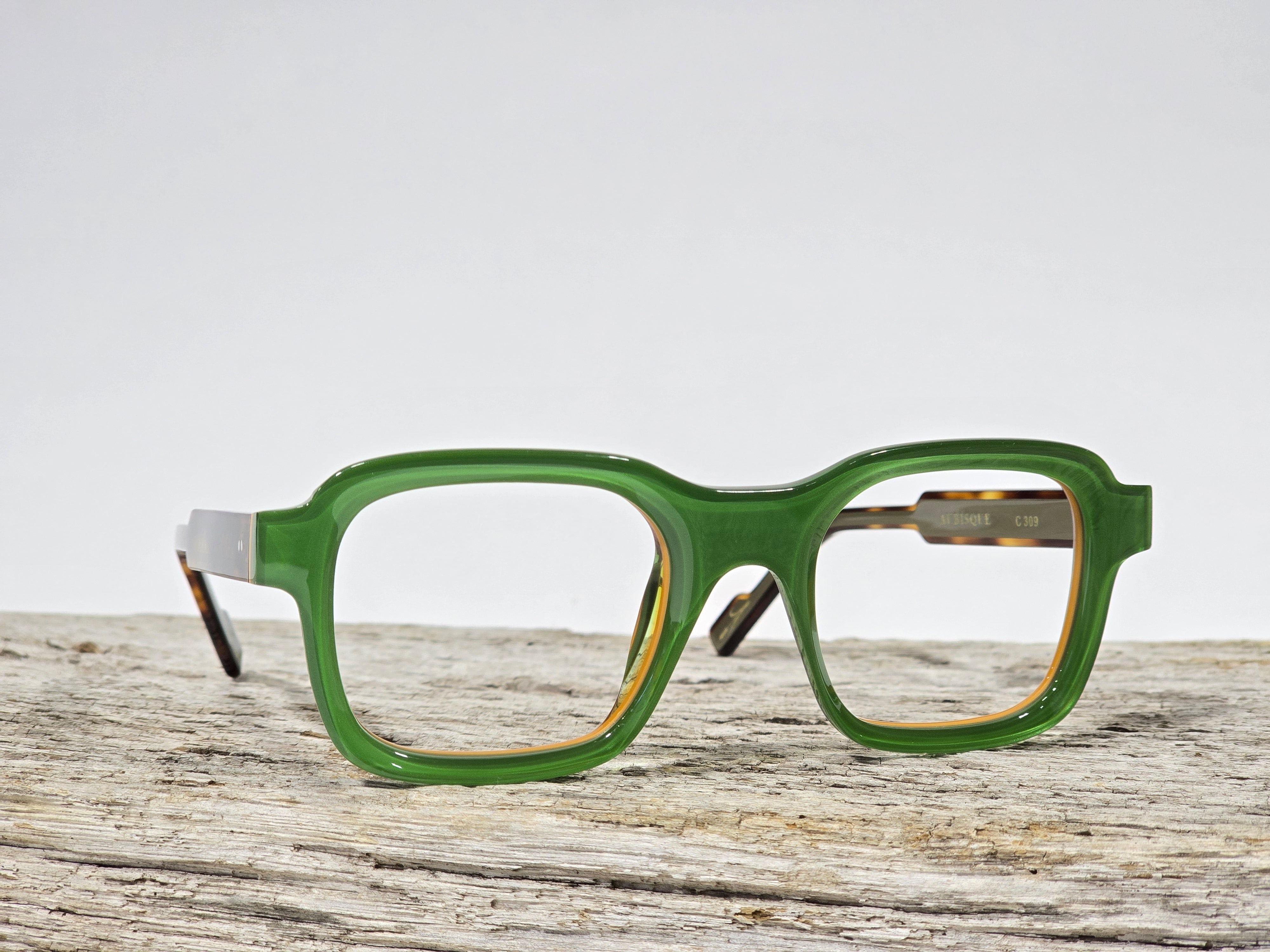 Xavier Derome Aubisque C309 monture vert sapin orange