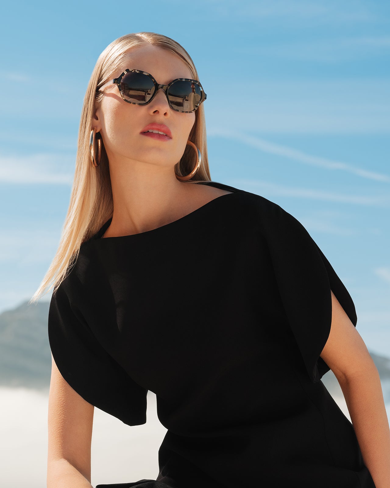 Clémence & Margaux Stella lunettes de soleil Noir & Ecaille polarisées